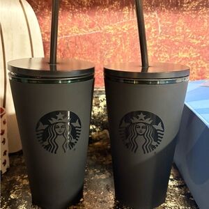 Starbucks Matte Black Tumbler (2)